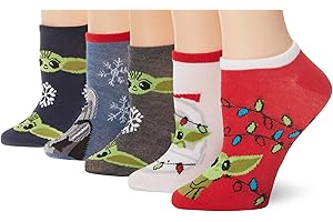 STAR WARS Women's The Mandalorian Holiday 5-Pack Star Wars Socks