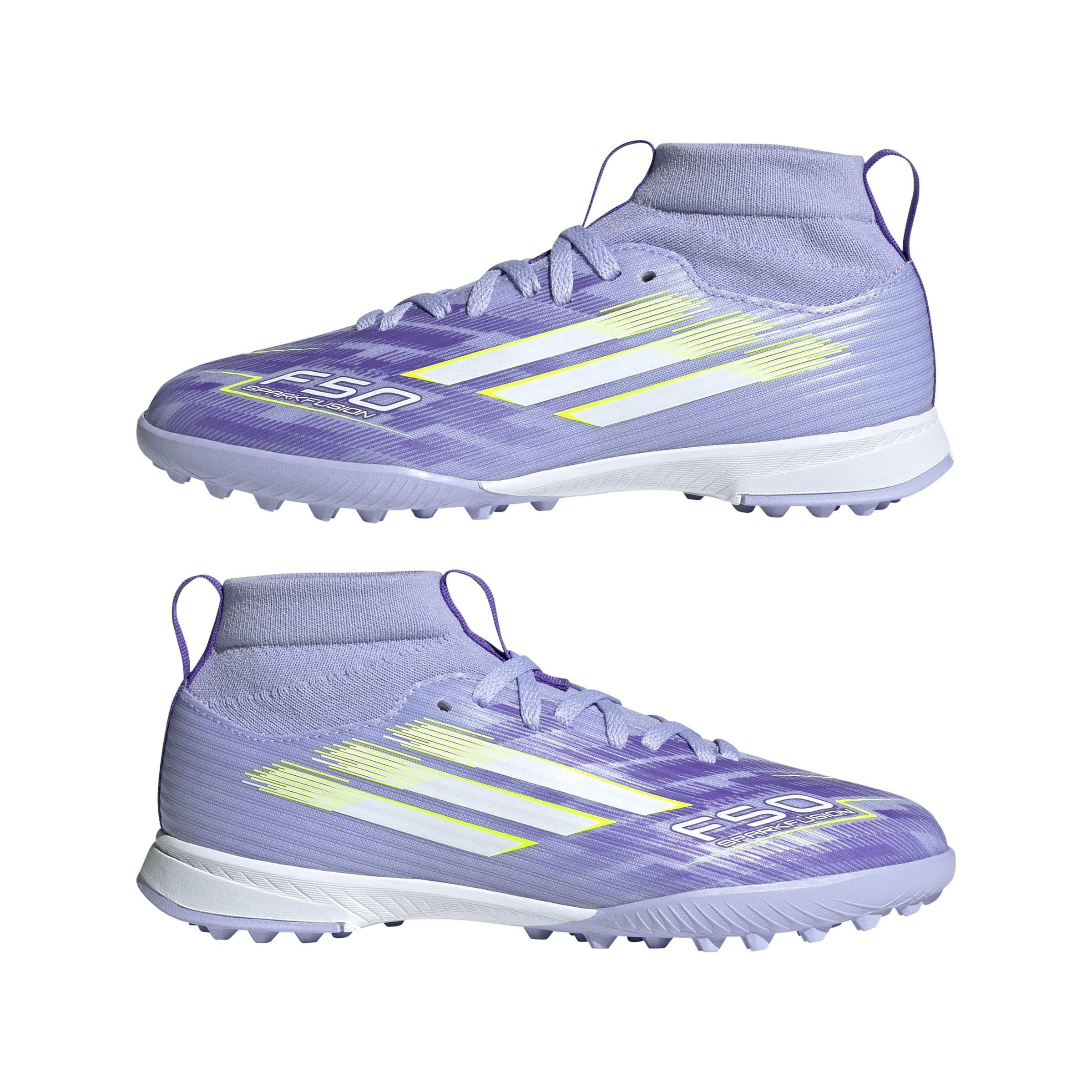Adidas Unisex Kinder F50 Sparkfusion League W Mid Turf Football Boots KidsFußballschuhe