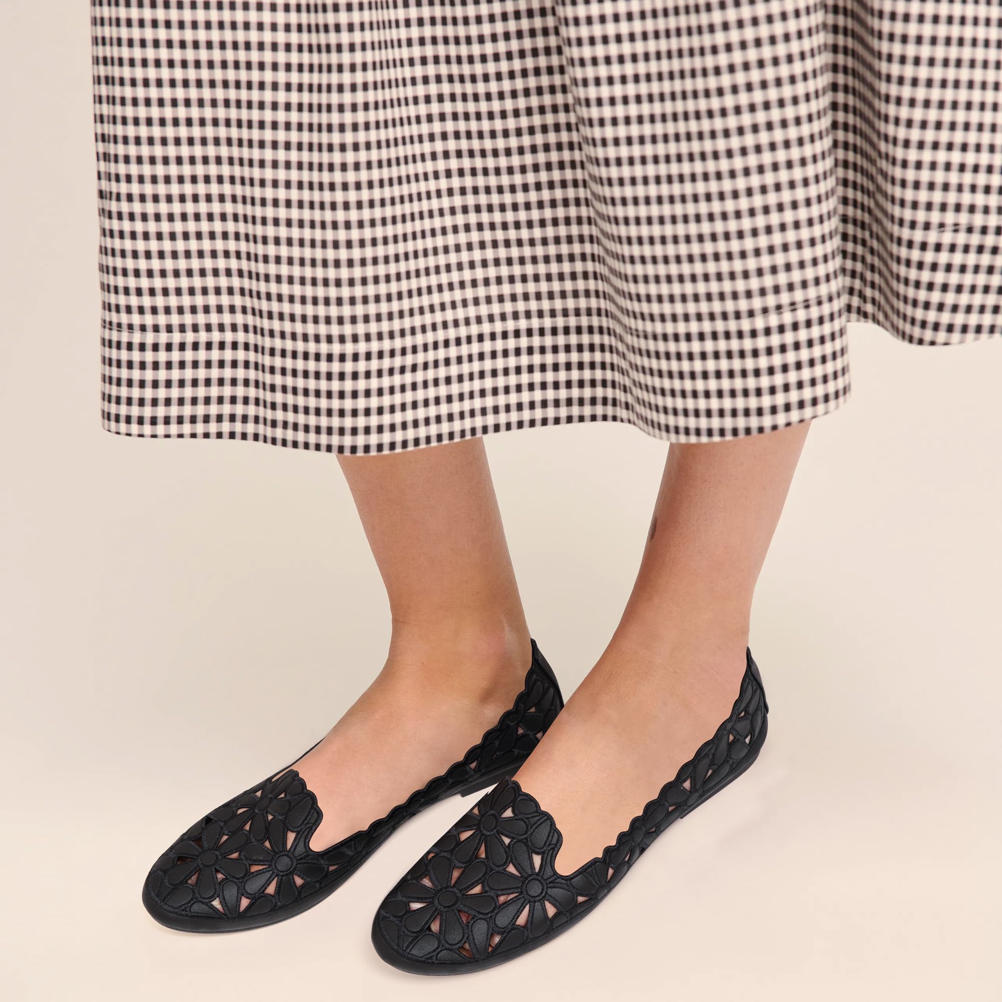 GLAMORA Bailarinas Mujer Caladas Manoletinas Zapatos Planos Transpirables Diseño Floral Calzado Verano Ligero Cómodo Puntera Redonda Zapatos Mujer
