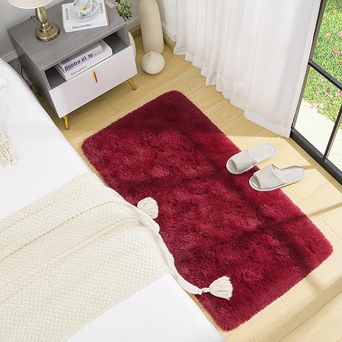 Vista 133 de BENRON Alfombras suaves para dormitorio, 2 x 6, lavables para pasillo, entrada, cocina, dormitorio, alfombra mullida para decoración de habitación