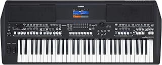 Yamaha PSR-SX600 Digital Keyboard, schwarz – Hochwertiges Digital Arranger Workstation Keyboard mit 850 authentischen Instrumentenklängen & DJ-Styles – 61 anschlagdynamische Tasten