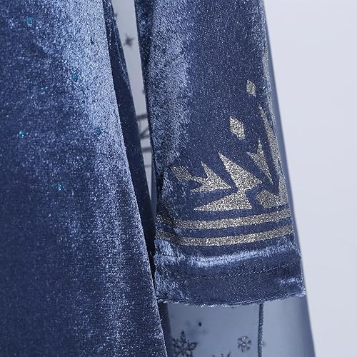 Miniatura 4 de Vestido de princesa de nieve para niñas, disfraz de Halloween, cosplay, Navidad, cumpleaños, fiesta de disfraces, Nieve