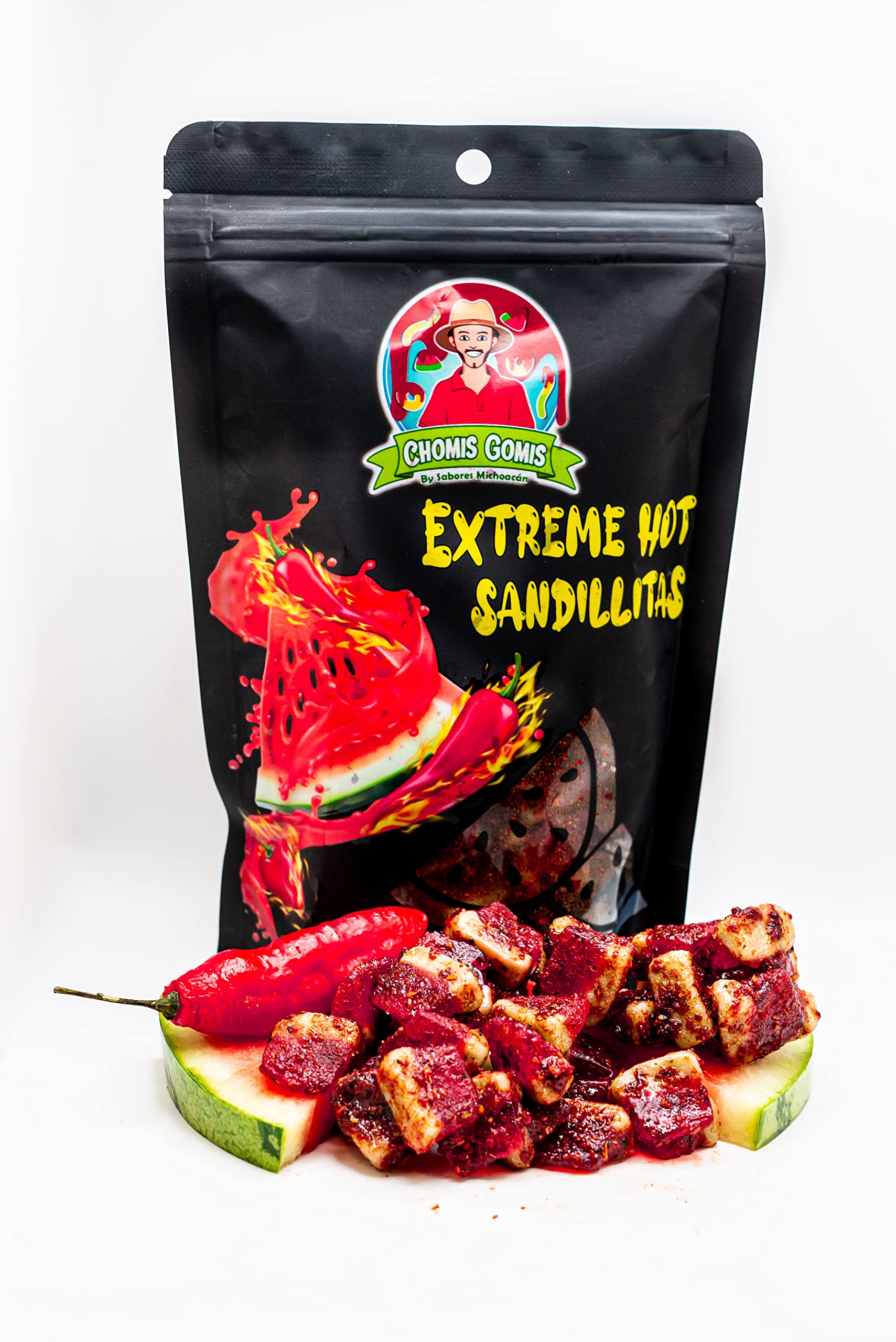 Chomis GomisCandy Chamoy Gummy (Extreme Hot Watermelon)