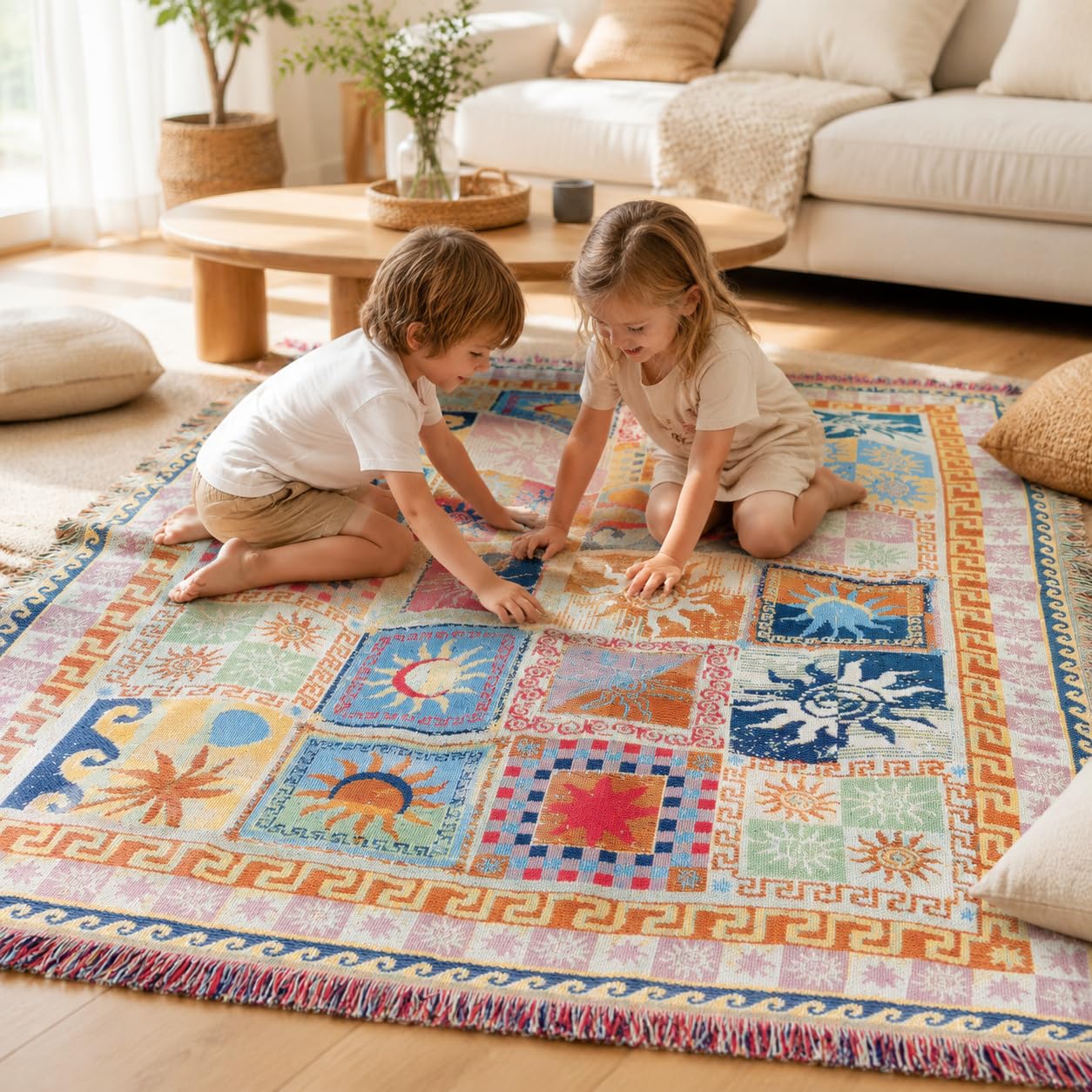 Coperta Multifunzionale in Pile Morbido E Leggero per Divano Letto Campeggio Regalo Casa Decorazione Interni
