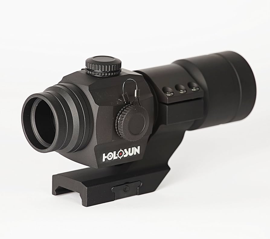 HOLOSUN HS406A Tube Red Dot Sight with 30mm Cantilever Weaver