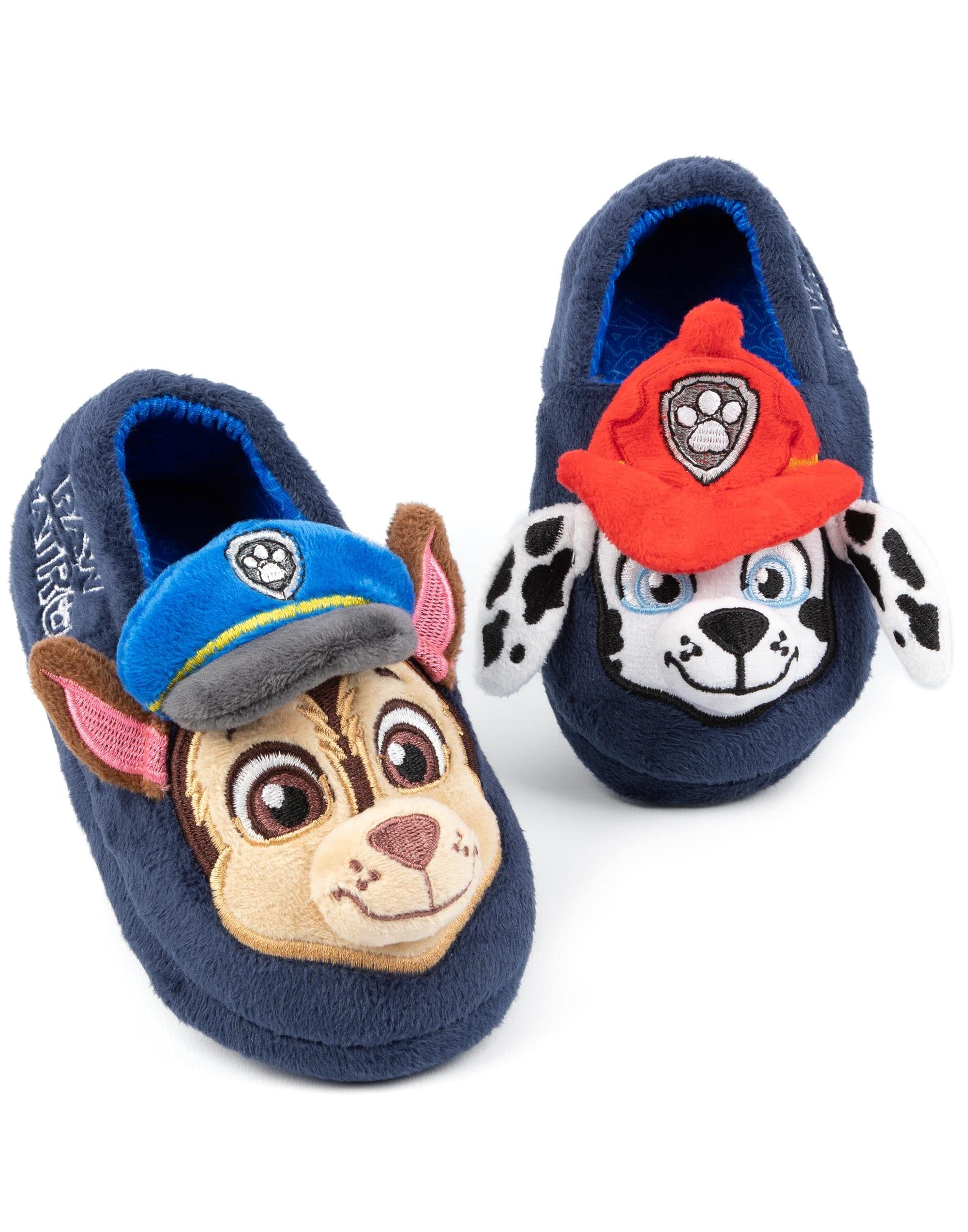 Paw Patrol Slippers Kids Toddlers Girls Boys Animated Rescue Pups 3D Ears  Chase Marshall Slip On House Shoes