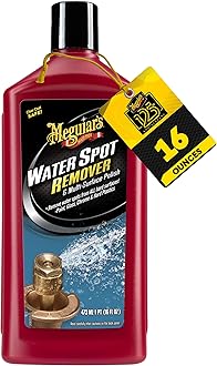 Water Spot Remover, Heavy Duty Water Spot Remover for Cars, Remove Water Stains and Polish Glossy Paint with a Versatile Clear Coat Safe Formula, 16 oz