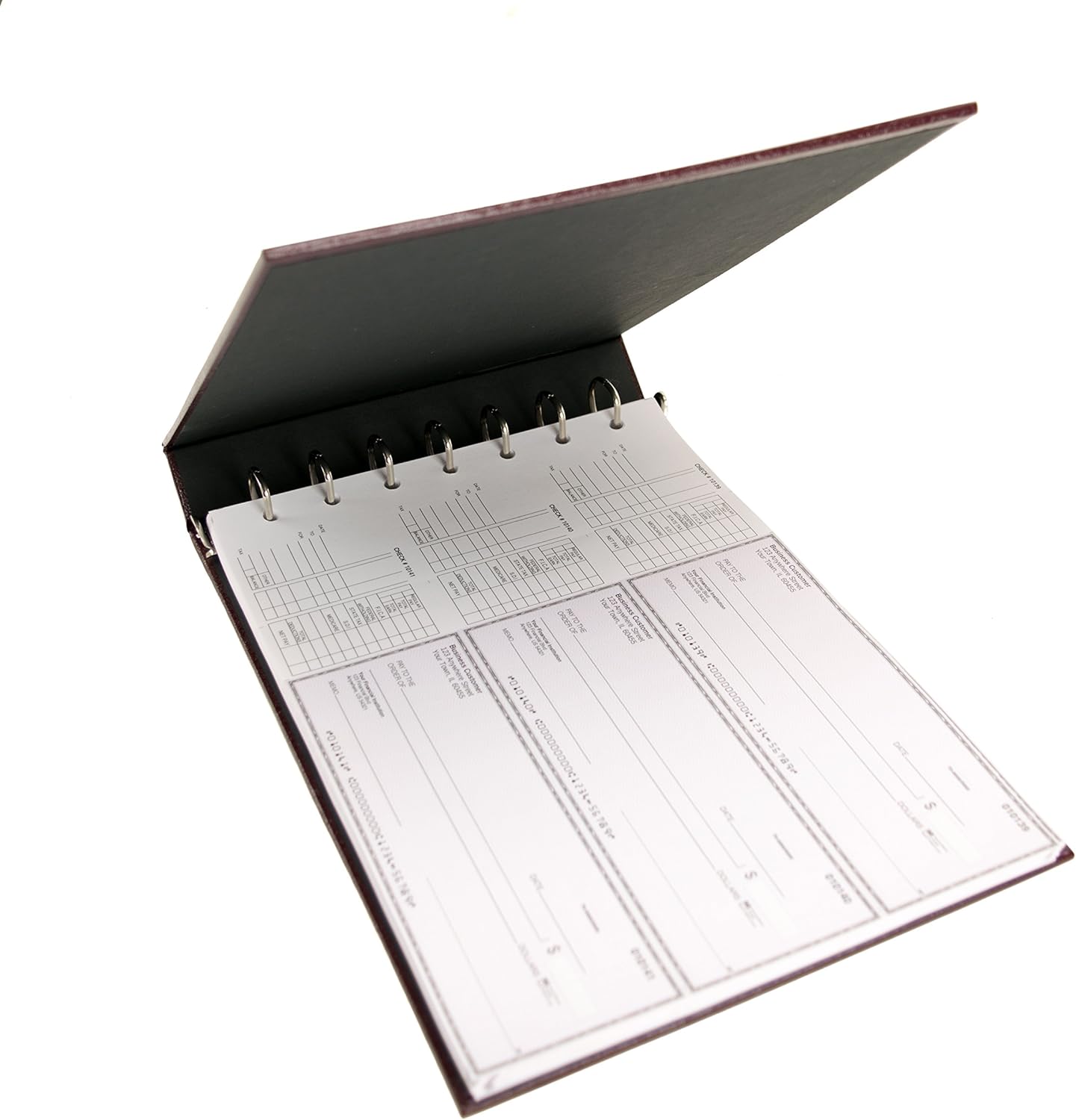 Burgundy Business 7 Ring Binder