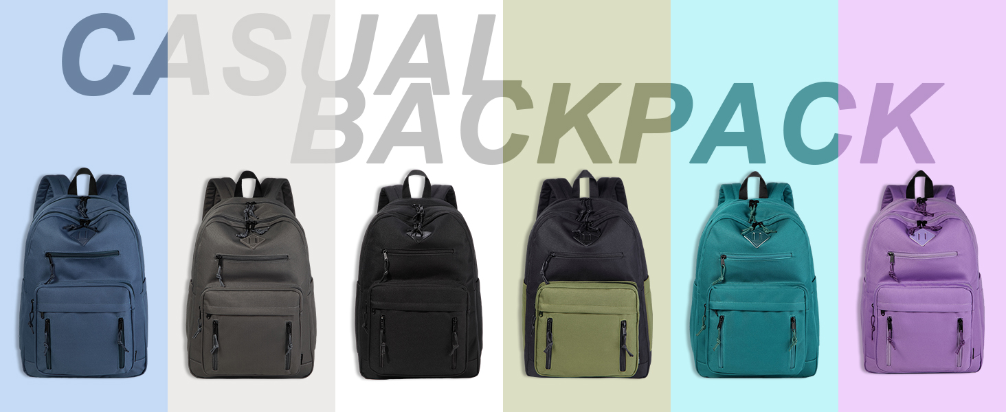 Amazon.com | VASCHY School Backpack for Men,Two Compartments