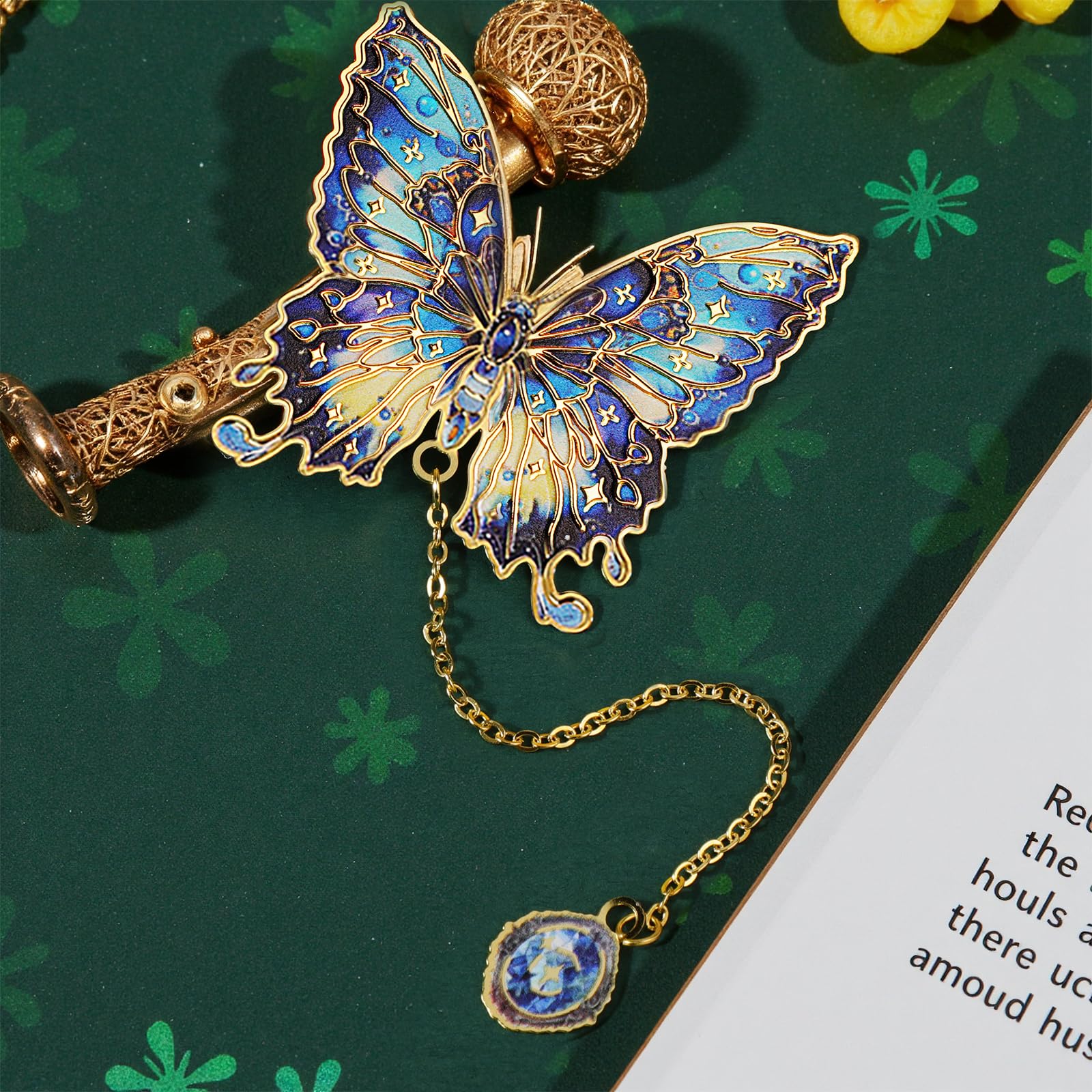 Marcapaginas Mariposa Metal Personalizado, Butterfly Bookmarks for Reading, Regalos Graduacion