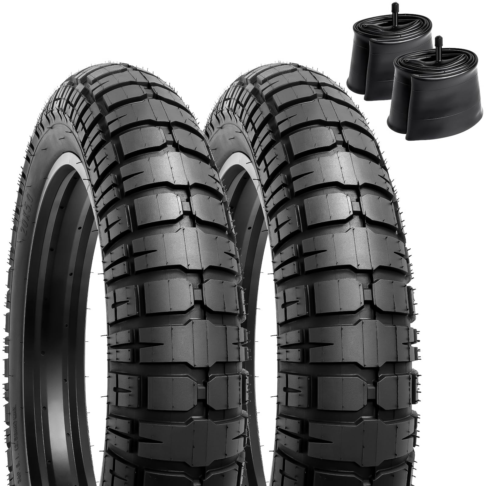 Amazon | YunSCM 2本セット,20 4.0 タイヤ,20x4.0 98-406 自転車