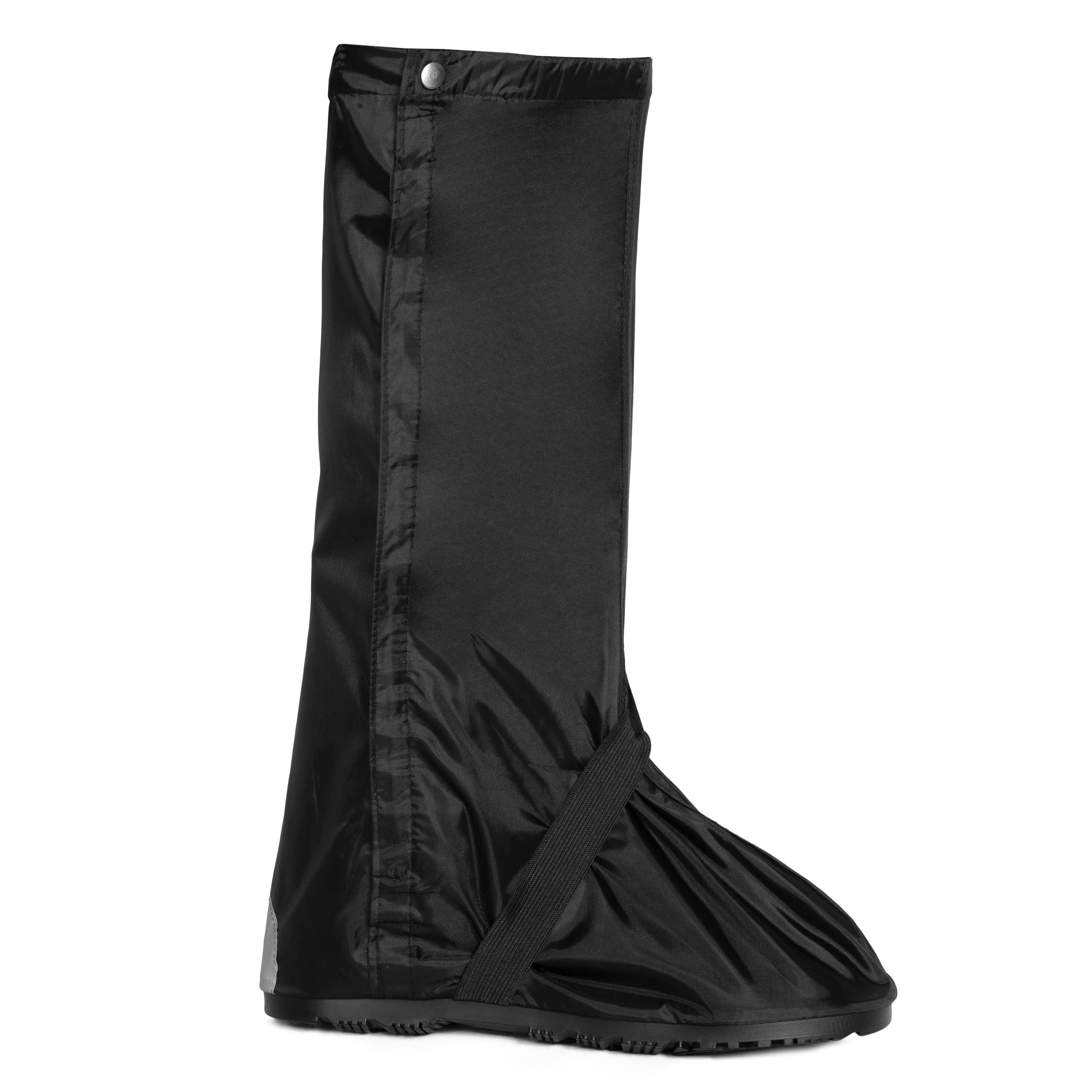 REBELHORN Thunder Copertura Antipioggia Impermeabile per Stivali da Moto | Suola Antiscivolo | Fasce Elastiche | Elementi Riflettenti