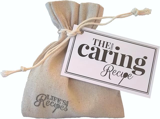 Thinking of You Gifts - The Little Caring Recipe - Unique Gift to Show You're Thinking of a Friend who has had a Loss, is sad or had a Bad time. Express Condolences, Sympathy & to Show You Care.