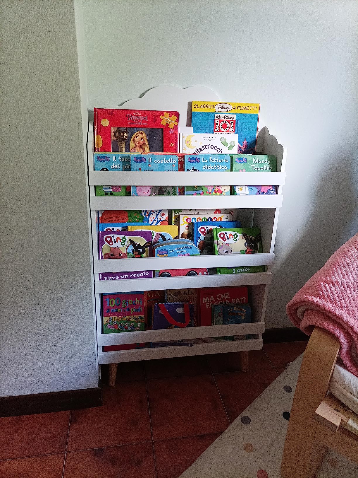Libreria Bambini Atmosphera Bianca H40cm - Mobile Moderno Per Cameretta - Foto 8