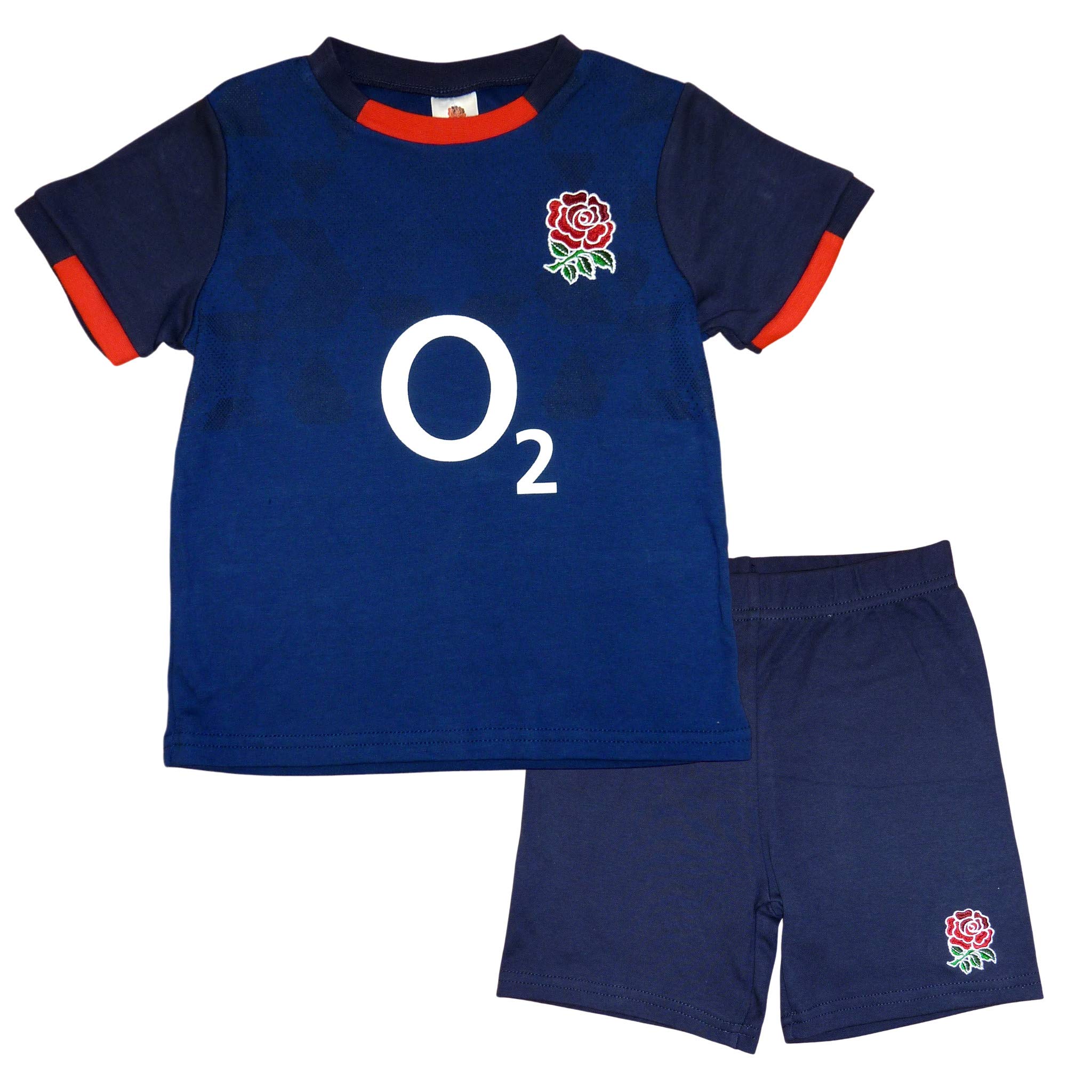 England RFU Rugby Alternate Baby/Toddler T-Shirt & Shorts Set | Blue | 2020/21 (18-24 Months)