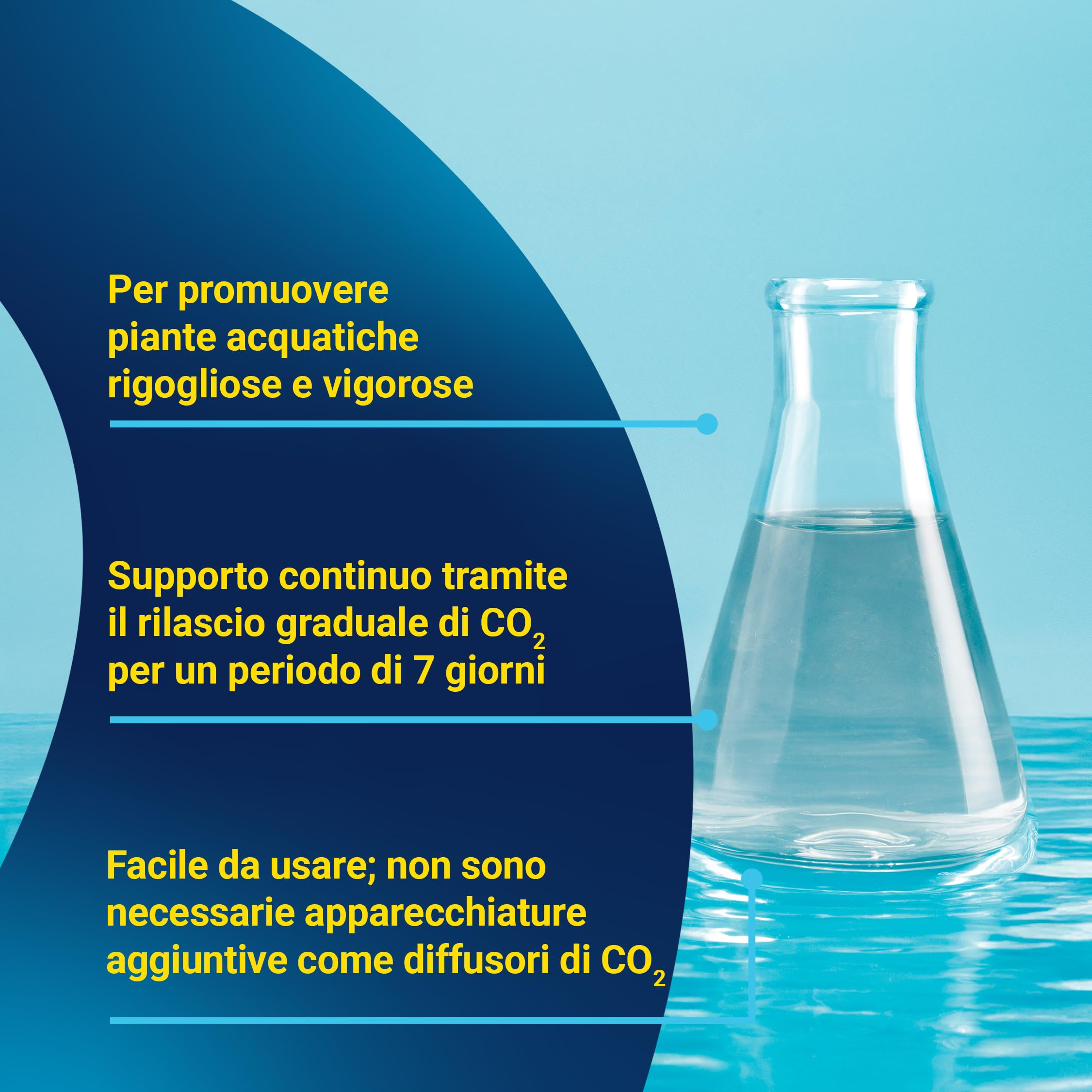Tetra CO2 Plus - Fertilizzante liquido a base di carbonio per piante d'acquario rigogliose, flacone da 250 ml