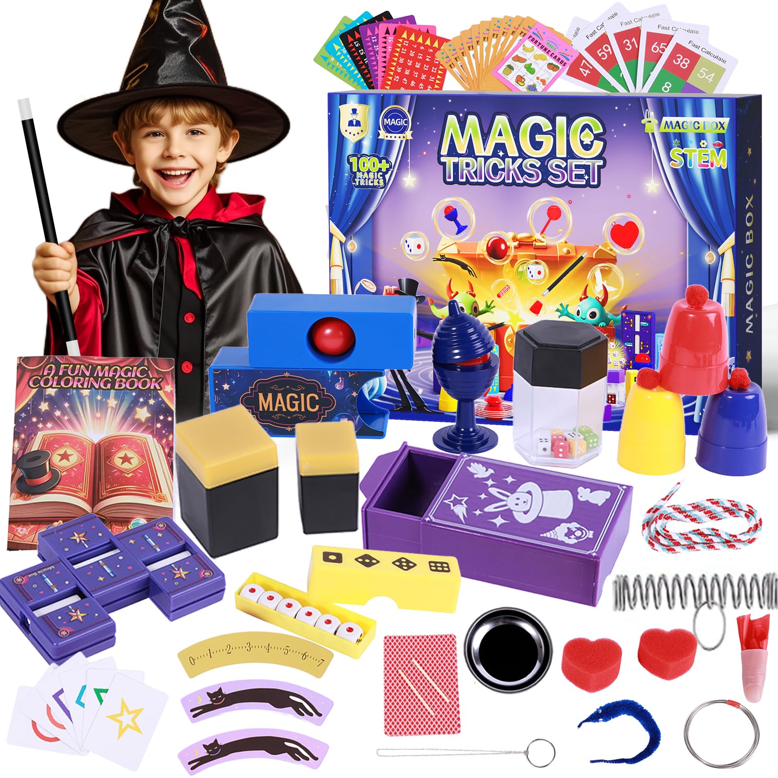 Amazon.com: Magic Tricks Kit, 30 in 1 Magic Tricks Set for Kids