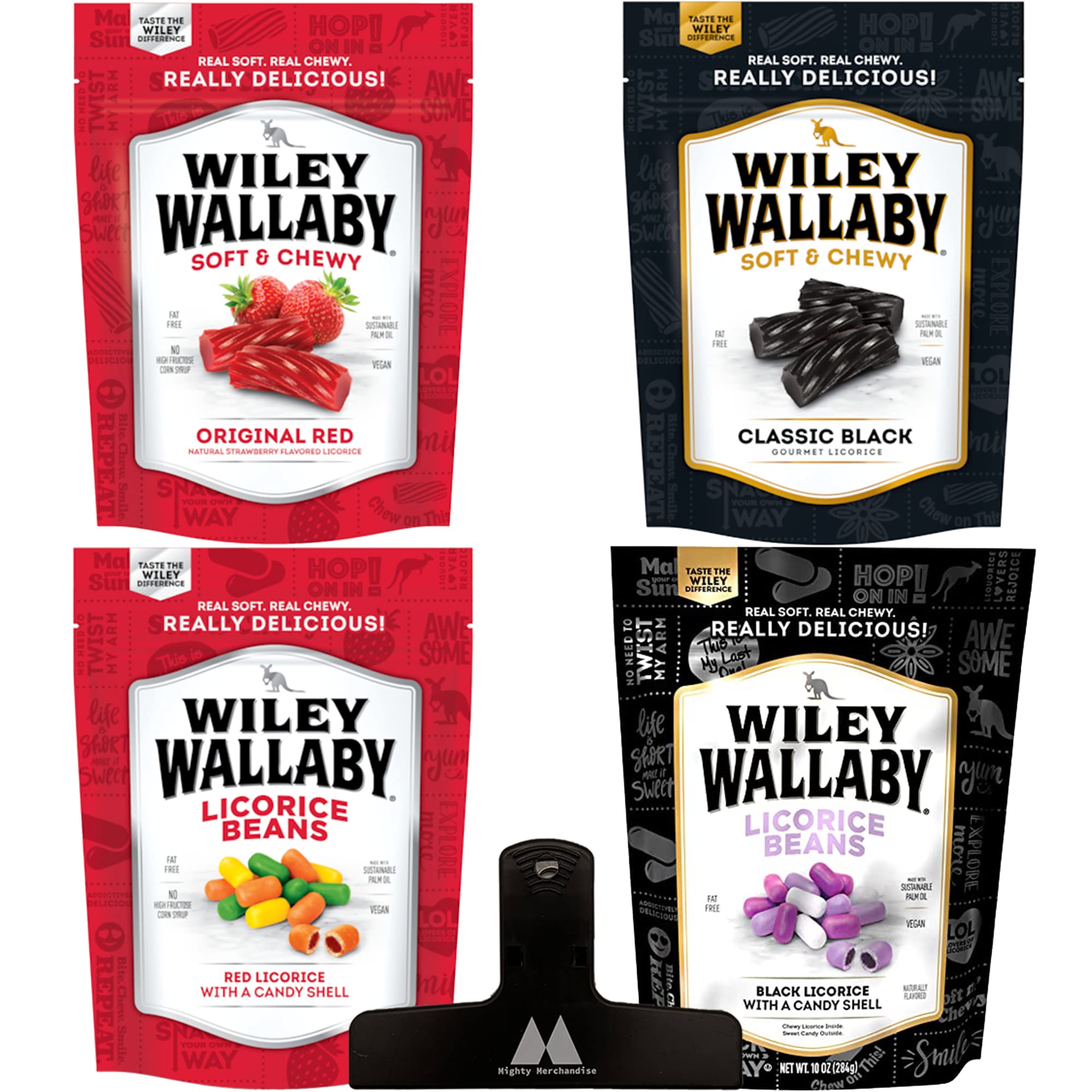 Buy Wiley Wallaby Australian Licorice Beans Variety Pack 4 Flavors
