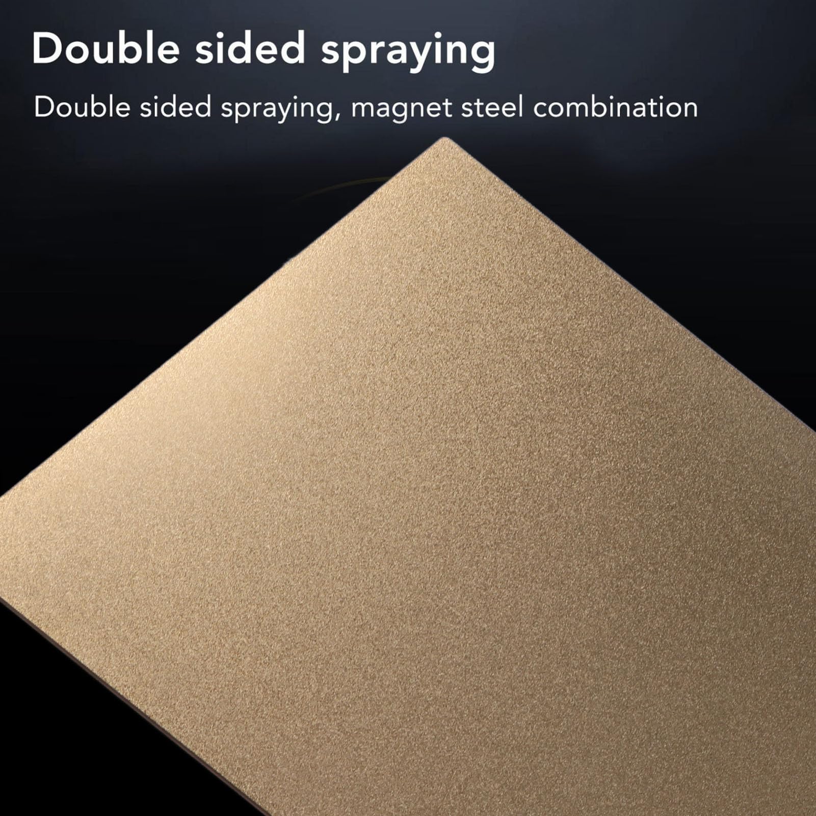 Focket Lámina PEI Texturizada de Doble Cara 510x510mm con Base Magnética