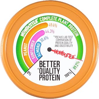 WOWBUTTER Natural Peanut Free Creamy, 1.1 Lb Jar (Pack of 3)