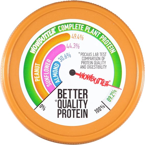 WOWBUTTER Natural Peanut Free Creamy, 1.1 Lb Jar (Pack of 3)