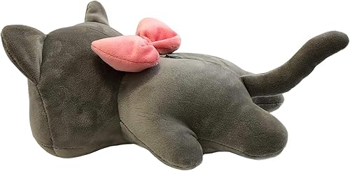 Miniatura 5 de ELAINREN Cuddle - Almohada de peluche suave para el cuerpo de gatito, grande, esponjosa, para dormir, decoración de regalo, gris, 25.6 pulgadas