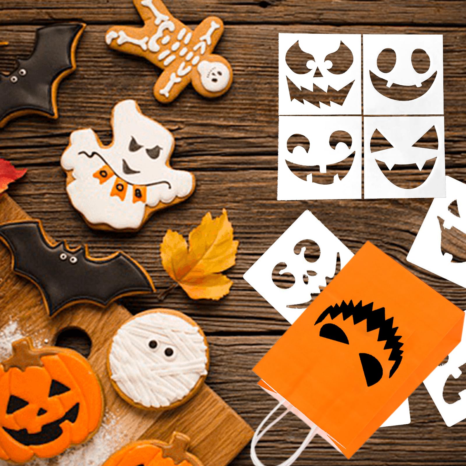 Zestaw do rzeźbienia dyni Halloween, 7 sztuk dyni do pielęgnacji dyni, zestaw do rzeźbienia ze stali nierdzewnej z torbą do przechowywania i 10 szablonami grawerowania