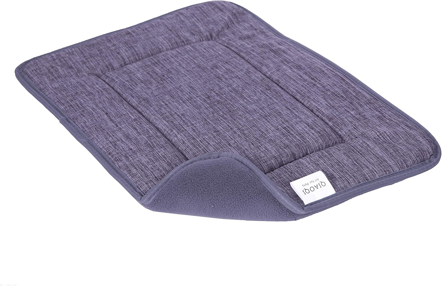 QIAOQI Dog Bed Kennel Pad Crate Mat Washable Orthopedic Antislip Beds Dense Memory Foam Cushion Padding Bolster | Perfect Sleep Bedding Pads for Carrier Cage : Pet Supplies