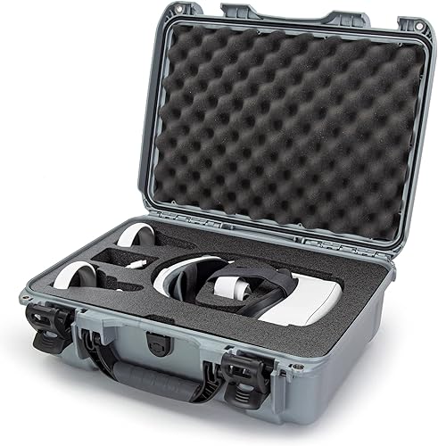 Nanuk 925 Estuche rígido impermeable con inserto de espuma para Oculus Quest 2 - Plata