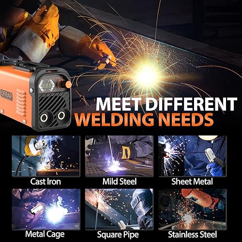 Vista 11 de Soldador de palo, máquina de soldadura mejorada MMA 250A 110V, ARC/Lift TIG 2 en 1 Mini máquina de soldar, soldador portátil con arranque