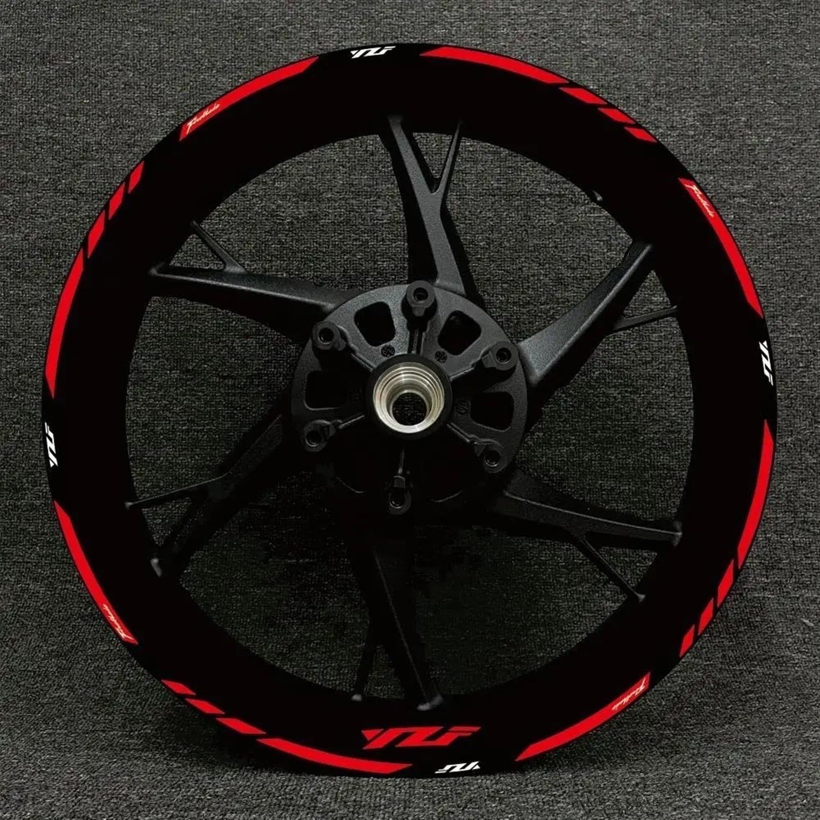 Motorcycle Reflective Wheel Stickers Rim Decal for Yamaha R1 R15 R125 R6 R7 MT-09 MT09 MT07 MT10 for Tracer(Color4)