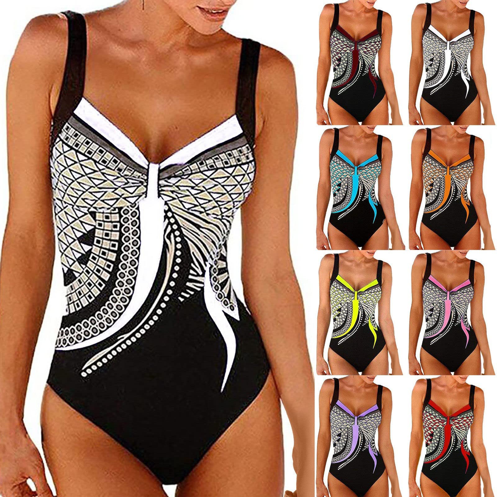 uxxnjfg Bañadores Mujer Sexy Bañador 2025 Reductores Trajes De Baño Mujer Vientre Plano Deportivo Natacion Brasileño Beachwaer