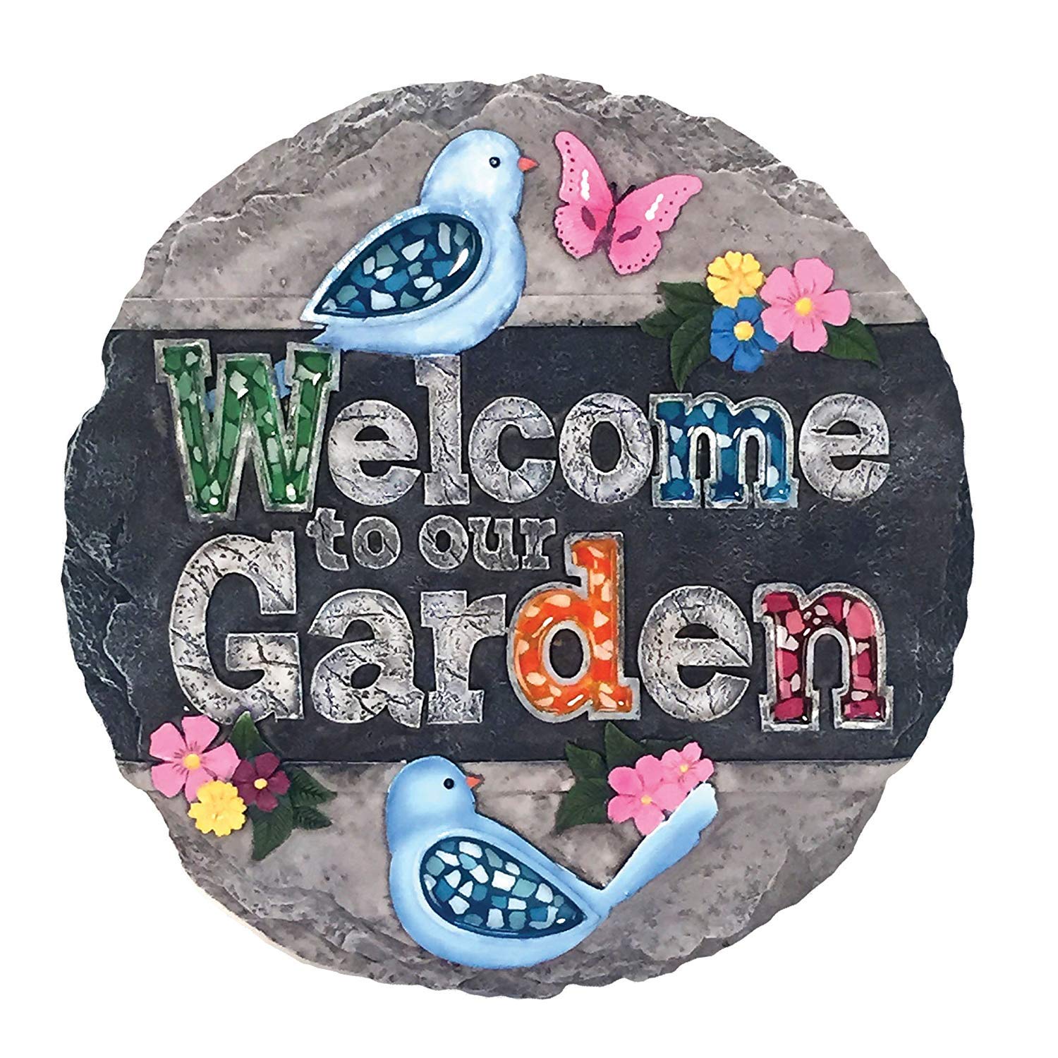 Bienvenue dans Le Jardin Stepping Stone Spoontiques - Pas de jardin décoratif