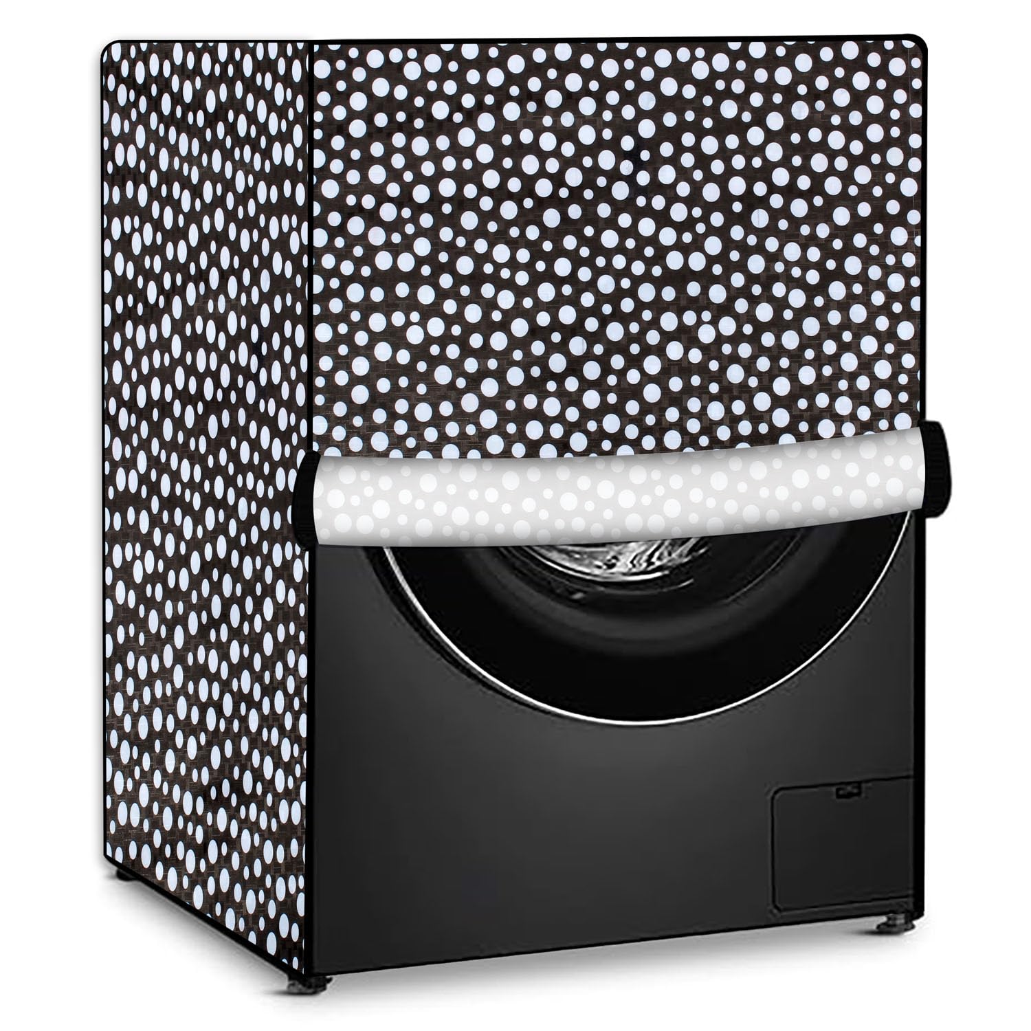 Stylista Washing Machine Cover Compatible for Front Load LG FH0B8NDL25 6 kg Printed-image-40