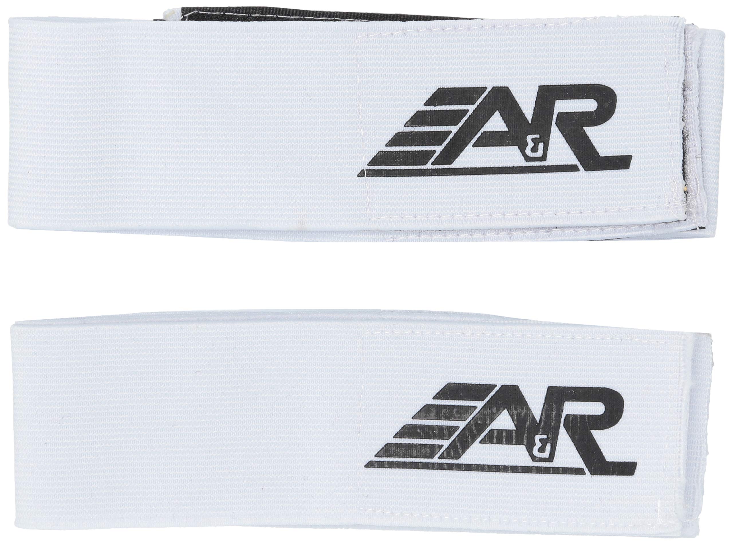 A&R Sports Shin Straps, Junior, White