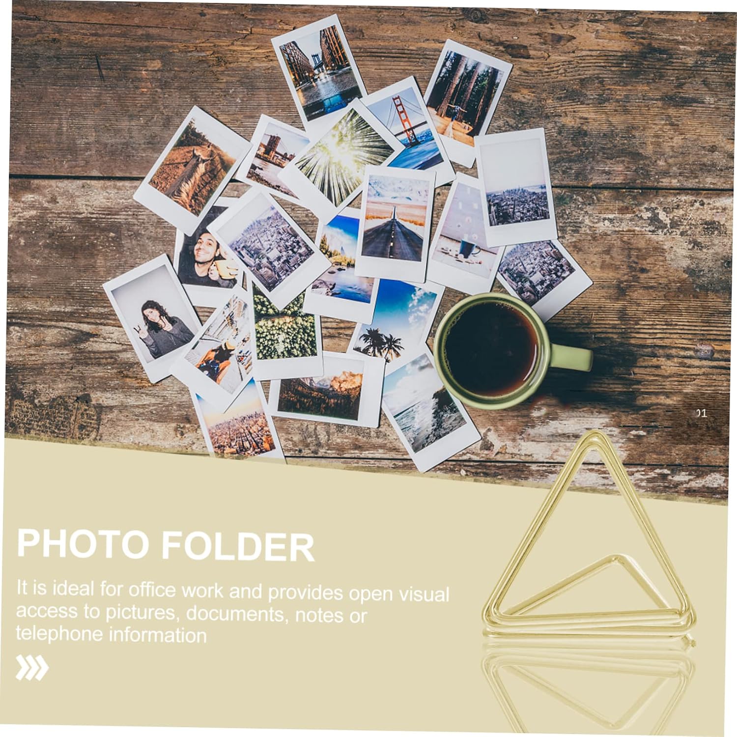 Uonlytech 25pcs Memo Clips and Photo Holders Double Design for Business Cards Messages and Photos for Weddings Shops and Displays