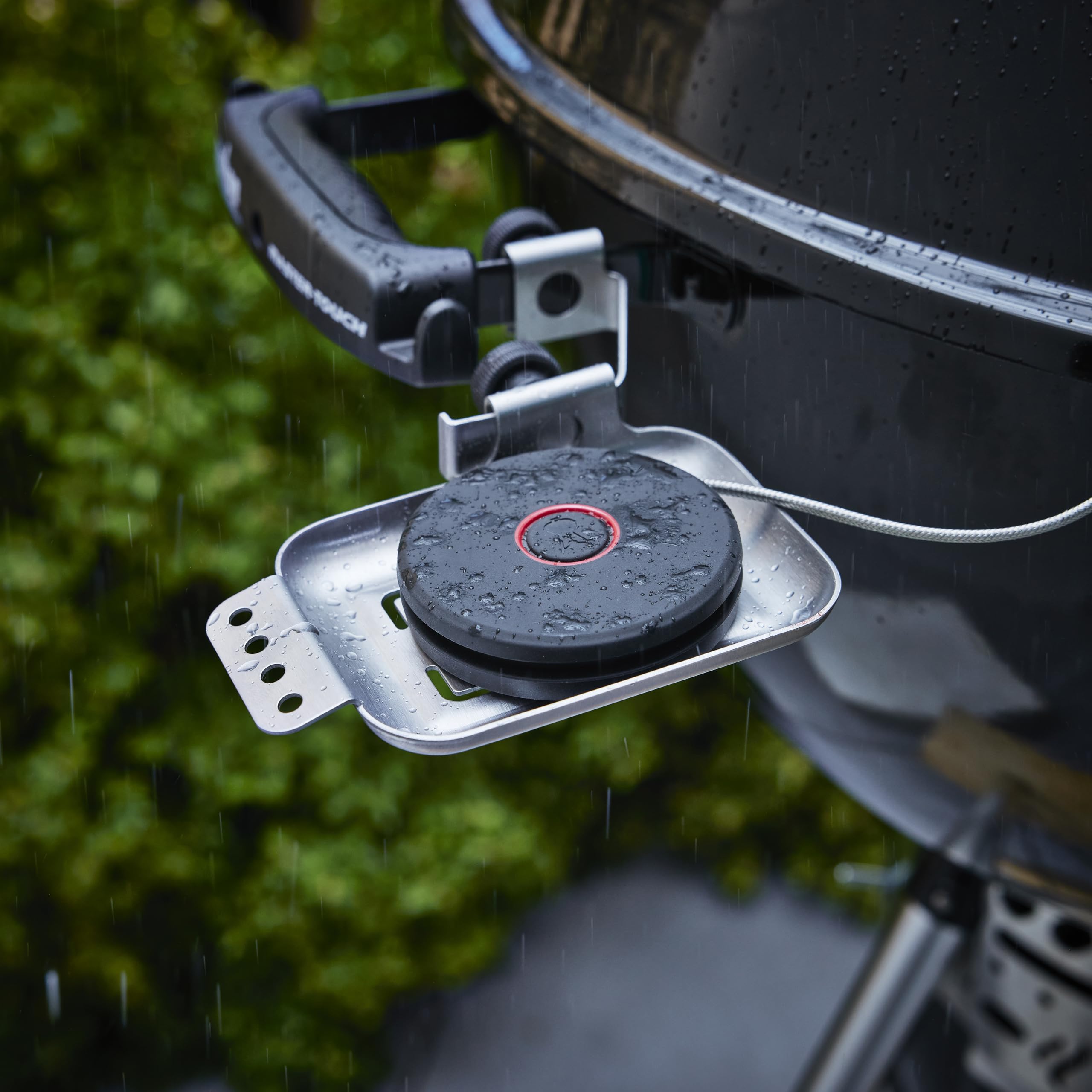 Weber Smart Thermomètre avec sondes de Grille et de Viande/Mesure la température du Gril et à cœur pour Une Cuisson Parfaite – Noir (3400590)