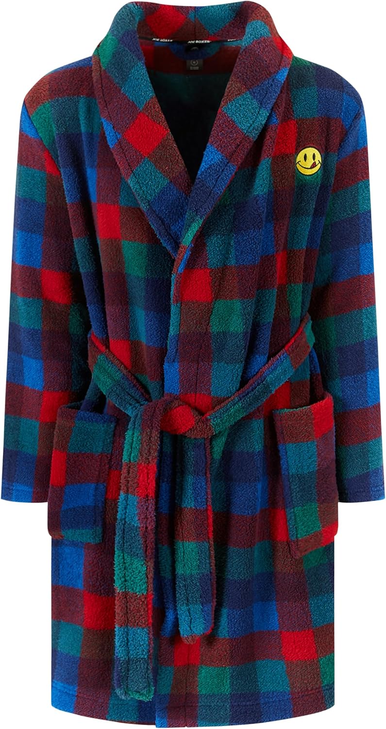 Joe Boxer Warm Sherpa Mens Robe Plush, Soft Sherpa Robe, Cozy Gifts for Men