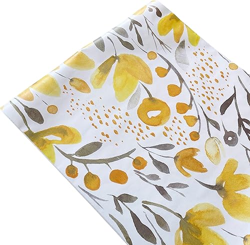 Miniatura 7 de Geometry Leaf - Revestimiento adhesivo para estantes, despegar y pegar, para cajones de aparador, papel de contacto para muebles, 17.7 x 9.8 pies