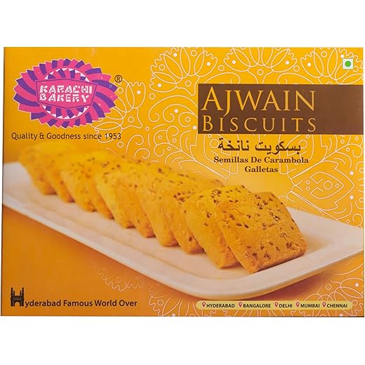 Karachi Bakery Ajwain Biscuits 400g