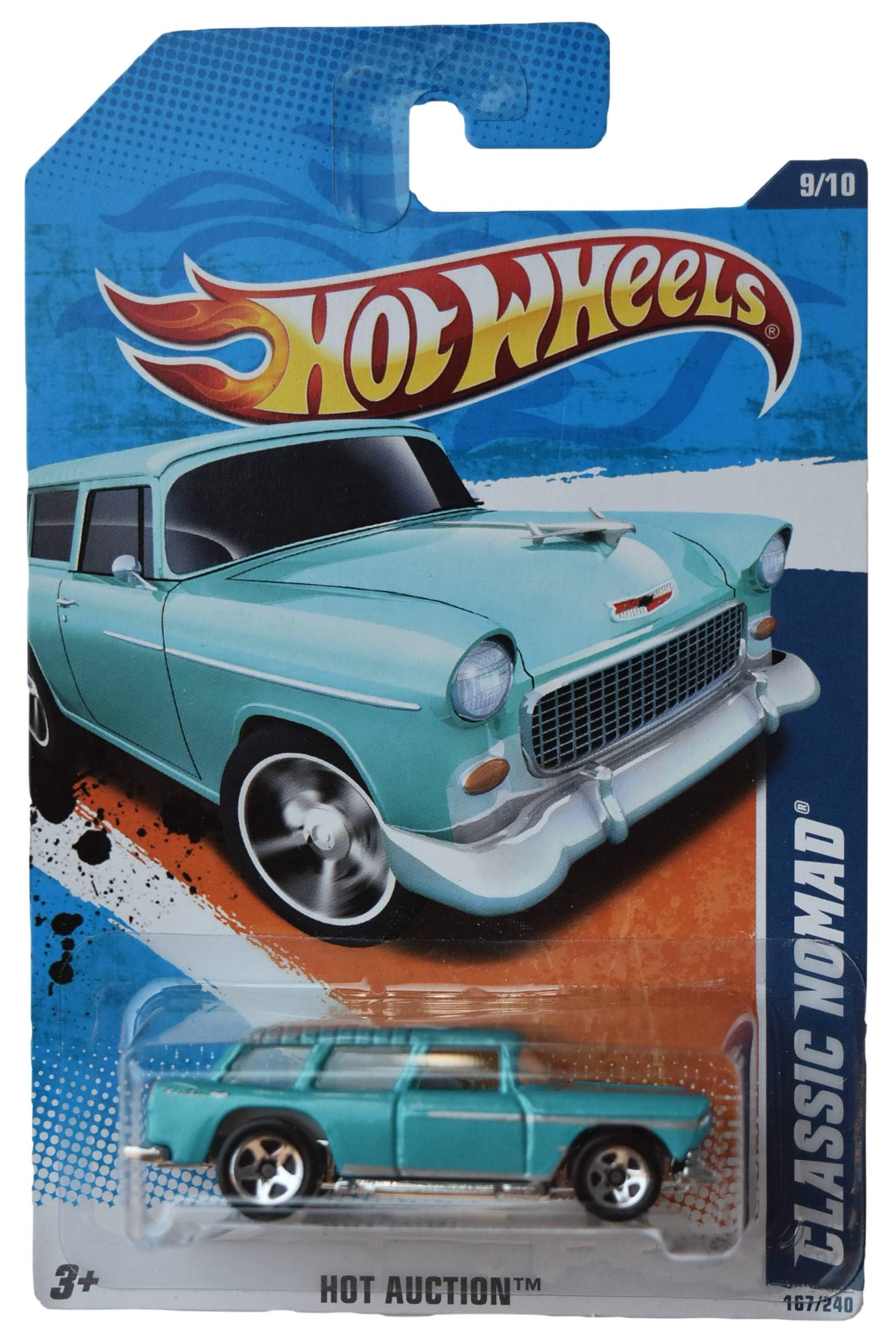 Hot Wheels Classic Nomad, Hot Auction 9/10 [Teal] 167/240