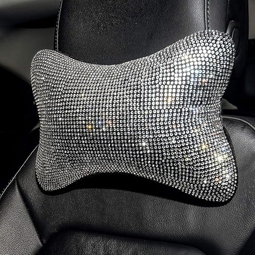 Miniatura 3 de Paquete de 2 almohadas cervicales para el conductor, cojín para el reposacabezas del asiento del automóvil, soporte para el cuello, accesorios de