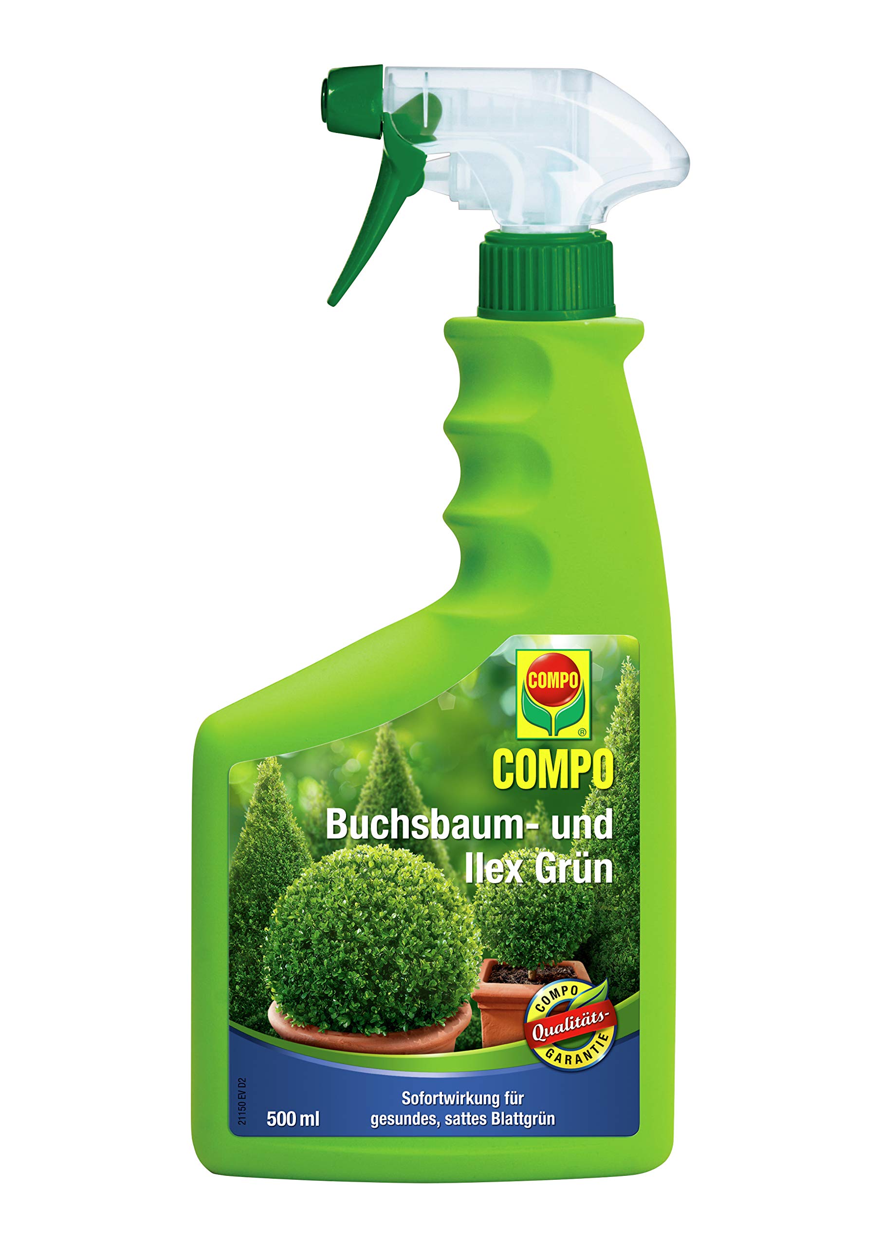 COMPO Buchsbaum- und Ilex Grn fr alle Buchsbume, Stechpalmen (Ilex),  Formgehlze auf Balkon, Terrasse und im Garten, Spezial-Blattdnger, 500 ml  : Amazon.de: Garten