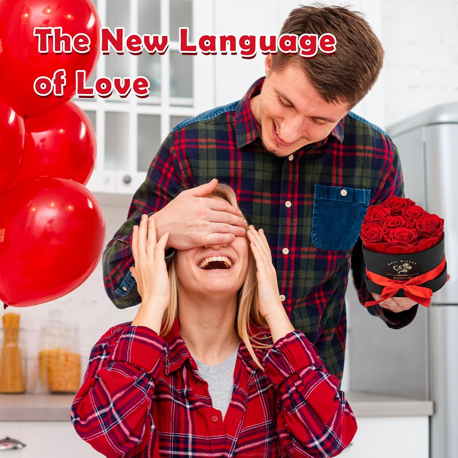 7-Piece Preserved Fresh Roses in Heart Box-Forever Flowers,Birthday Gift for Women Mothers Wife Her,100% Real Roses That Last for 3 Years,Eternal Roses Gift Box for Christmas Valentines Mother's Day - Image 4