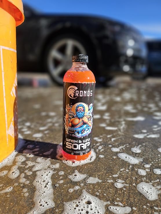 Cronos Professional Car Wash and Wax Soap, Concentrated Auto Detailing Shampoo, eco-friendly,foam cannon monster!
