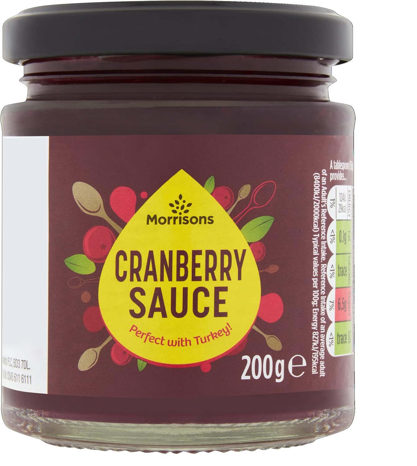 Morrisons Cranberry Sauce 200g Amazon.co.uk Grocery