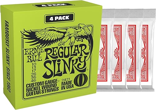 Miniatura 54 de Ernie Ball Super Slinky - Cuerdas para guitarra eléctrica, calibre 9-42 (P02223)