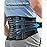 RAKIIE Back Braces for Lower Back Pain, Lumbar Support for Men & Women, Breathable Soft Mesh Fabric and 7 Stays All-round Support, Back Support With Lumbar Support Pad for Home & Lifting at Work, Gray Size L (Waist: 39.4-45.3)