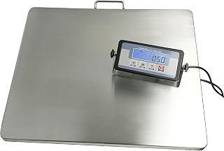 ANGEL USA 400lb Heavy Duty Digital Shipping Scale - Extra Large 22x18" Stainless Steel Platform, Remote Display, 0.1lb Accuracy