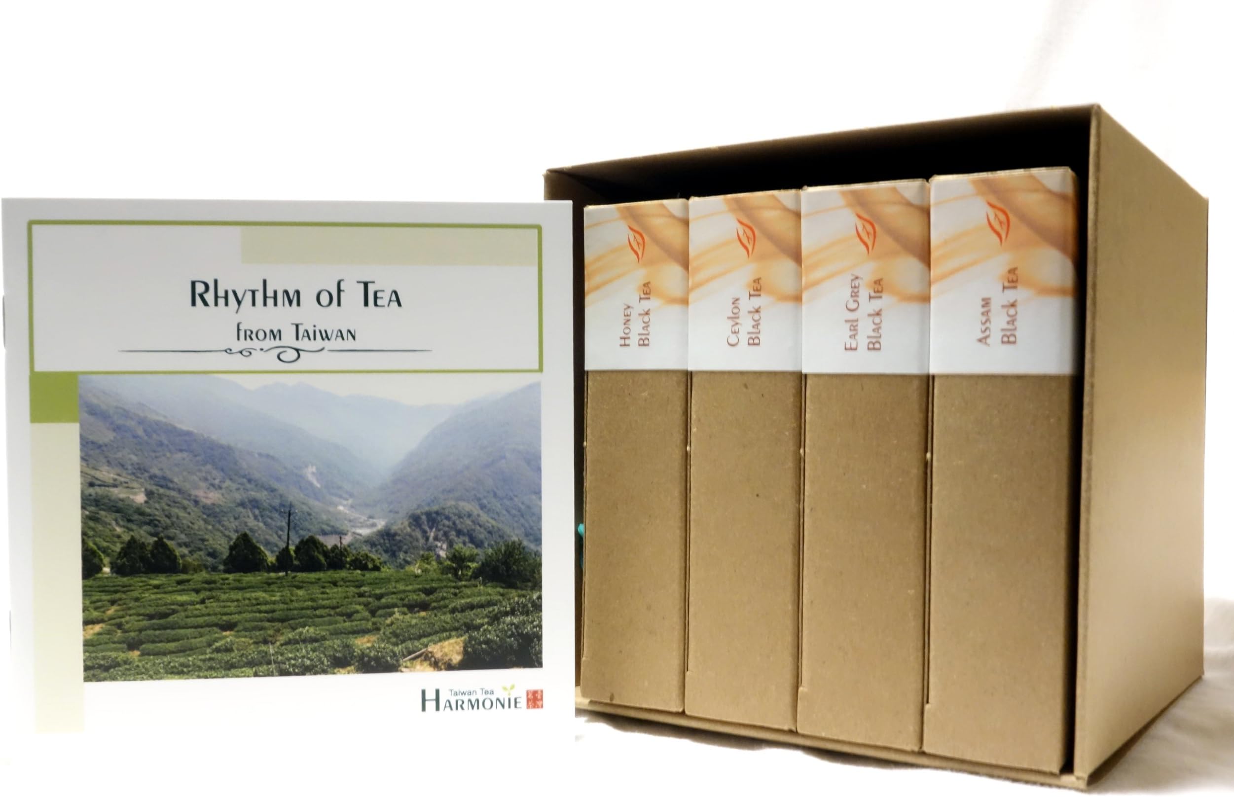 Harmonie Tea Sampler Gift Set – 4 Packs of Black Teas